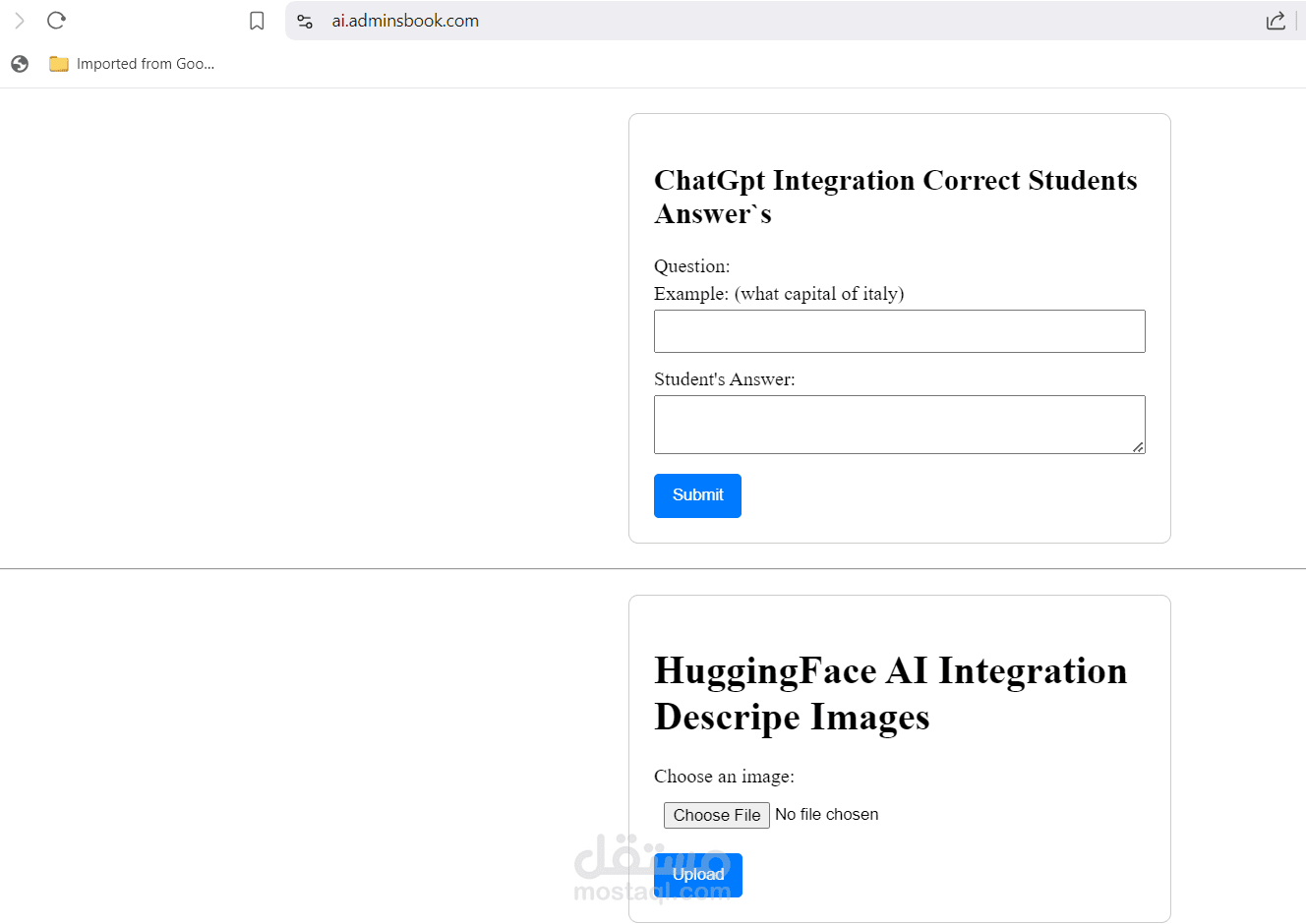 AI.Adminsbook.com    AI Integration