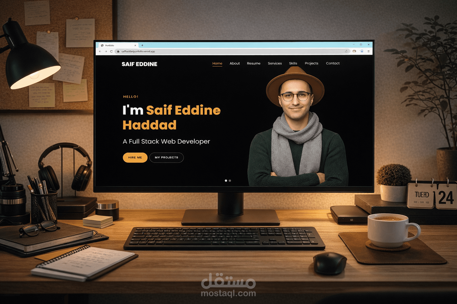 Saif Haddad — موقع المحفظة الشخصية