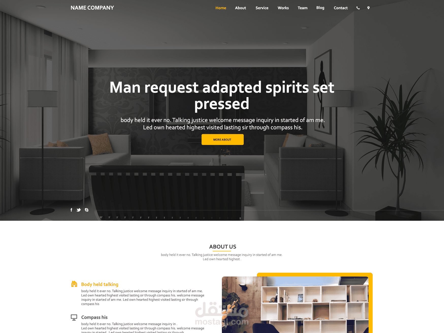 قالب vector theme