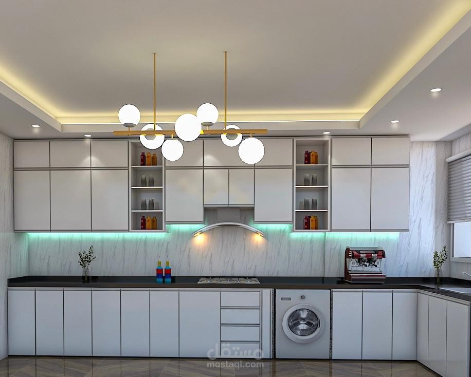 تصميم داخلي لمطبخ