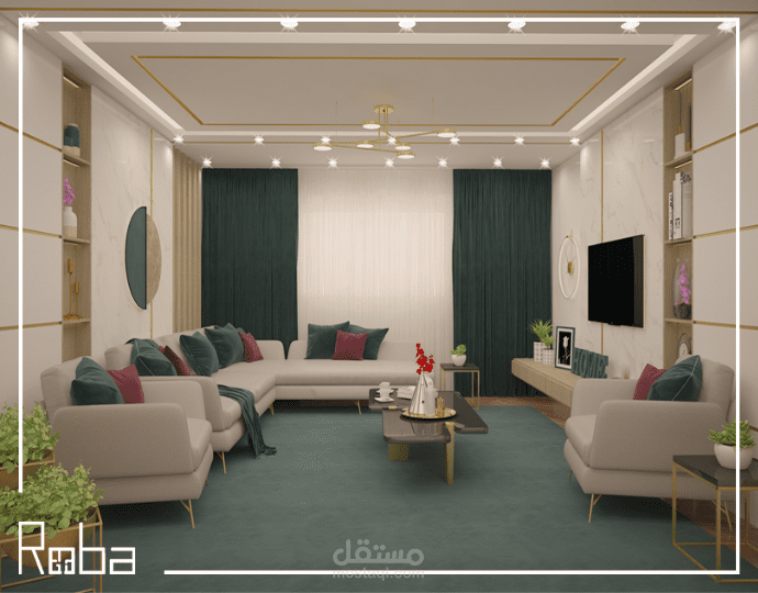 تصميم غرفة معيشة
