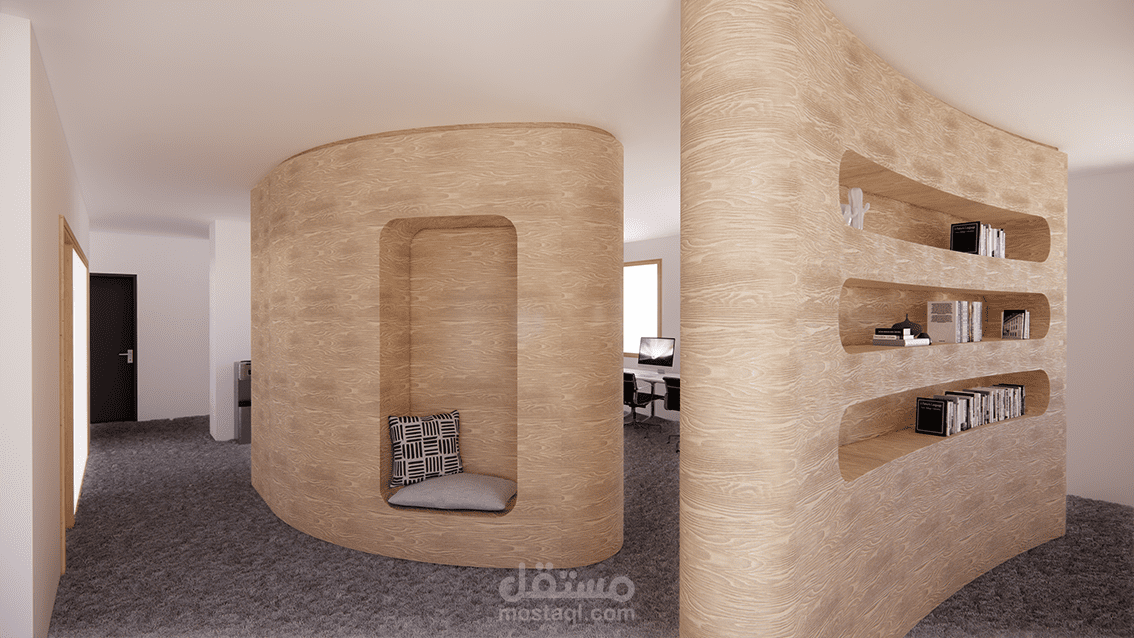 تصميم لمقر عمل