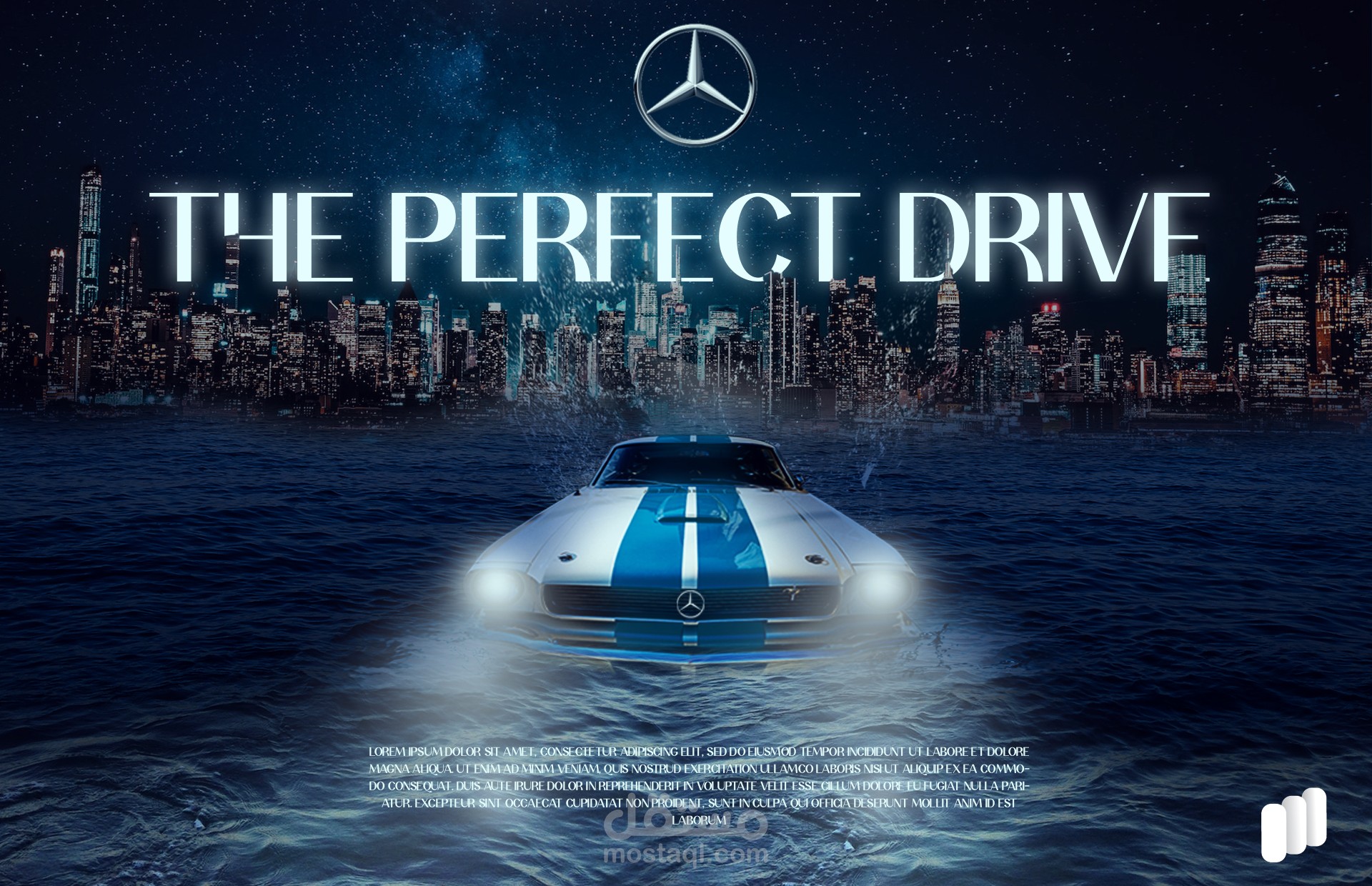 sociel media design | mercedes