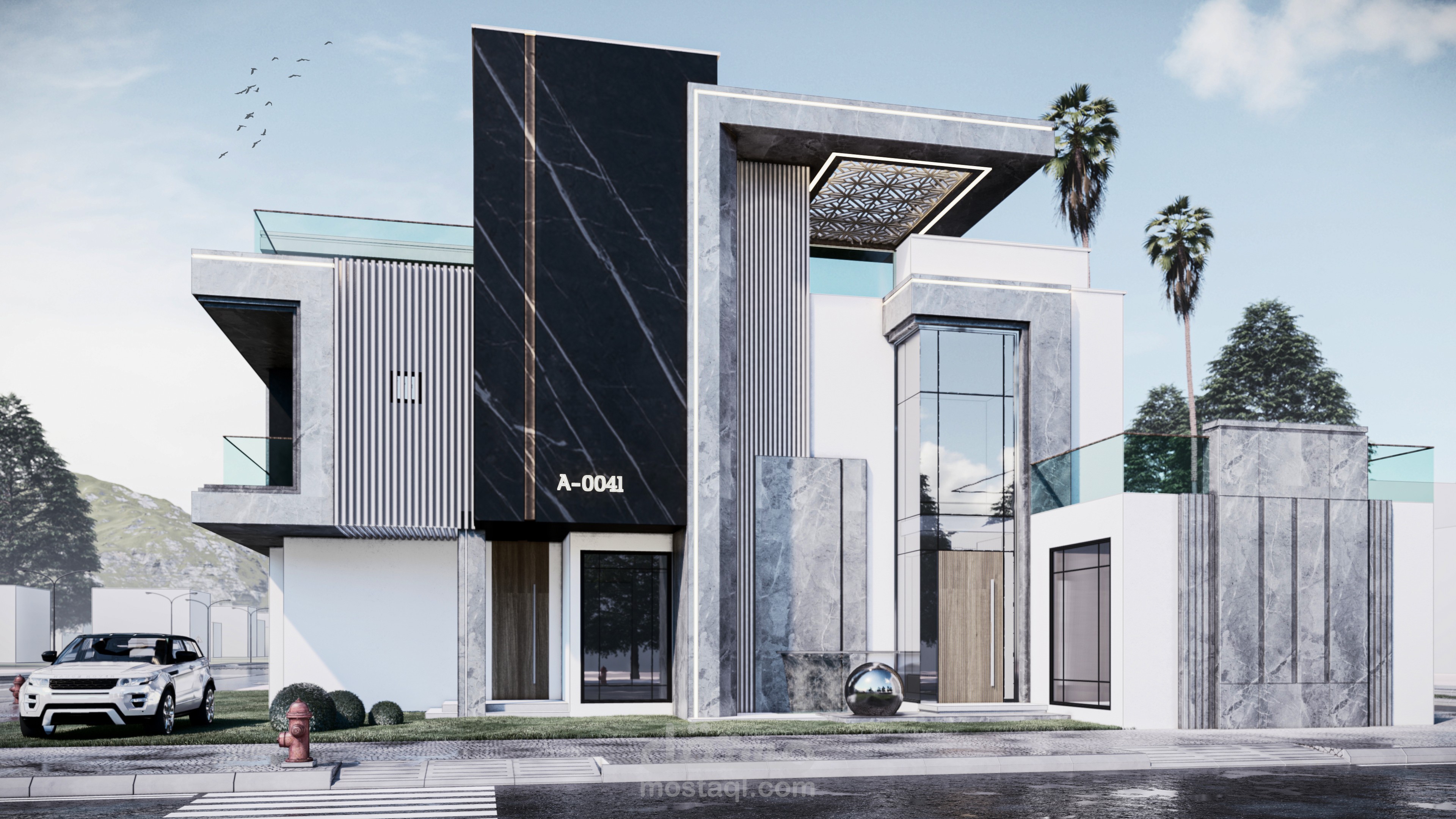 تصميم واجهة مودرن