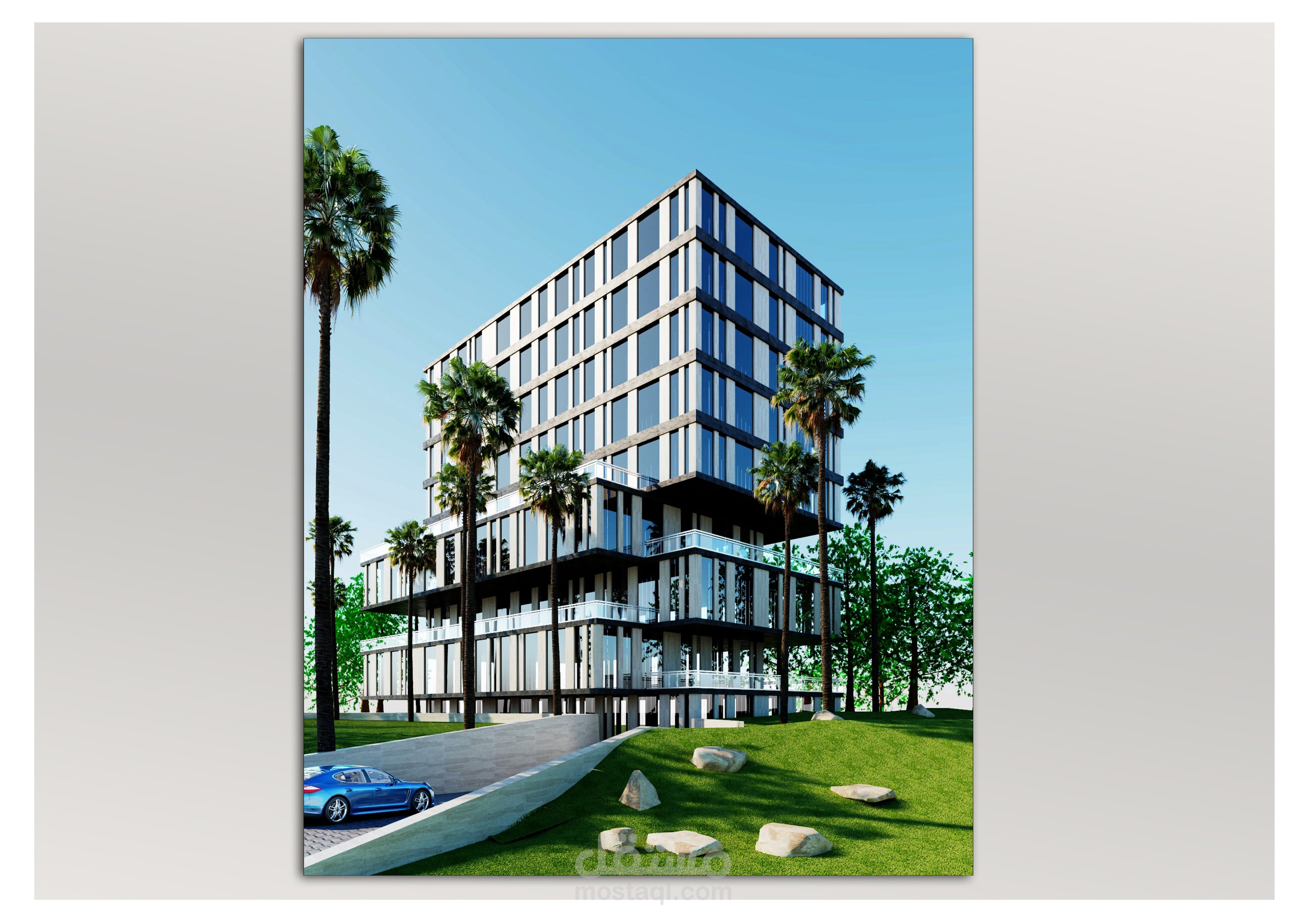 3d exterior and interior