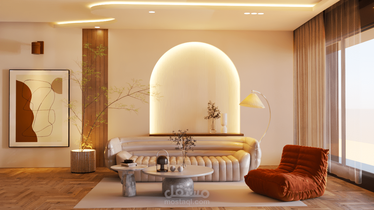 غرفة معيشة "رقي"