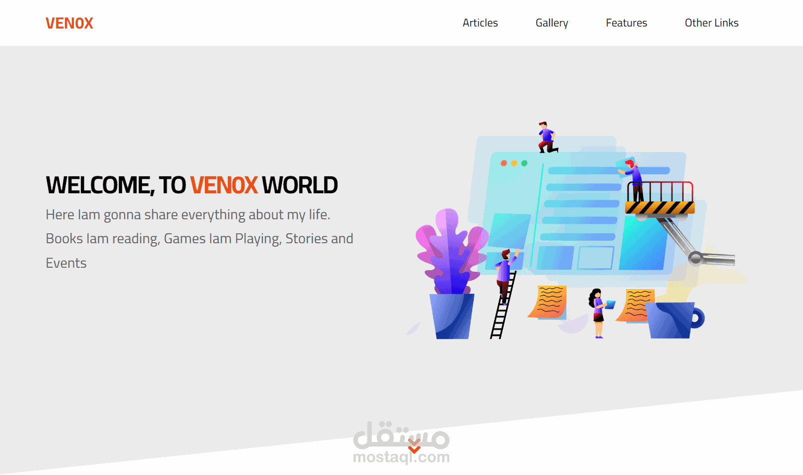 Landing Page (VEN0X)