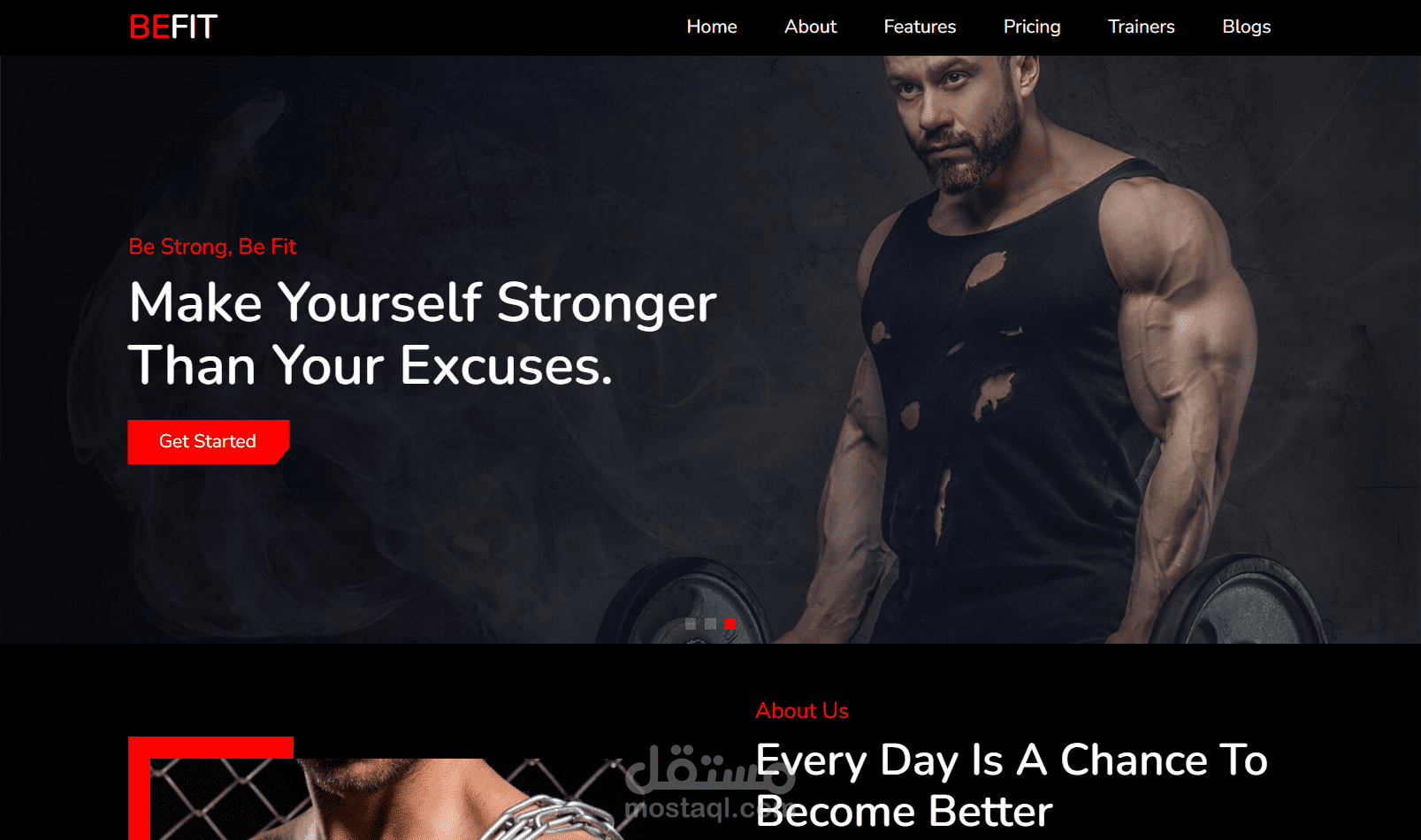 BEFIT GYM Website