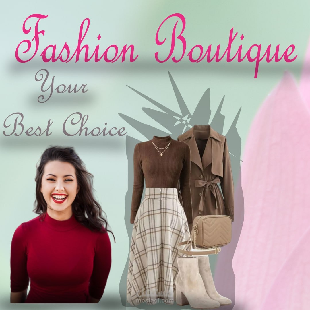 مجموعة تصاميم سوشيال ميديا و logos