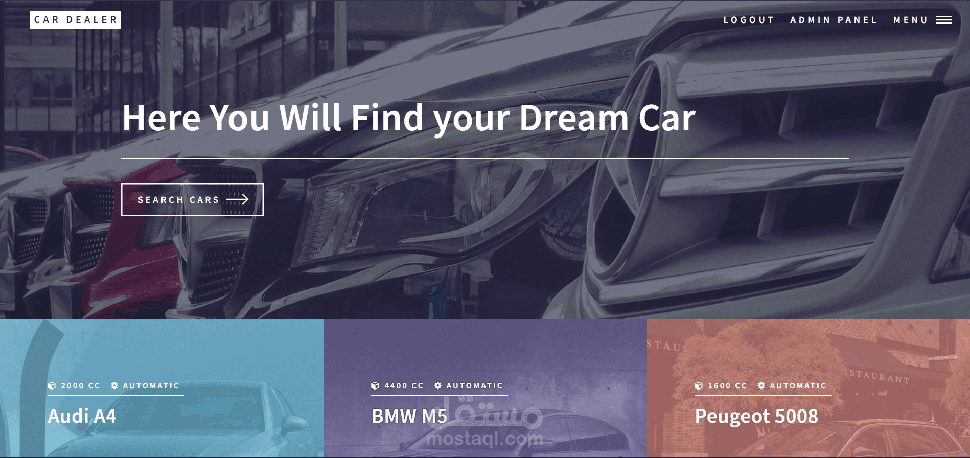 Car Dealership using MERN stack