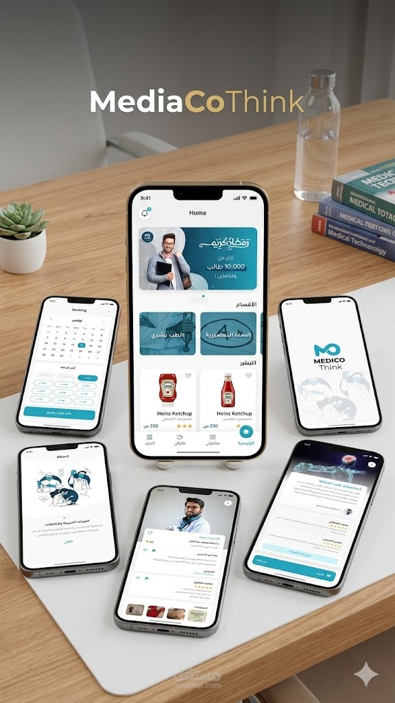 منصة MediaCoThink - نظام ثنائي التطبيقات لإدارة التعليم الذكي (EdTech System) باستخدام Flutter