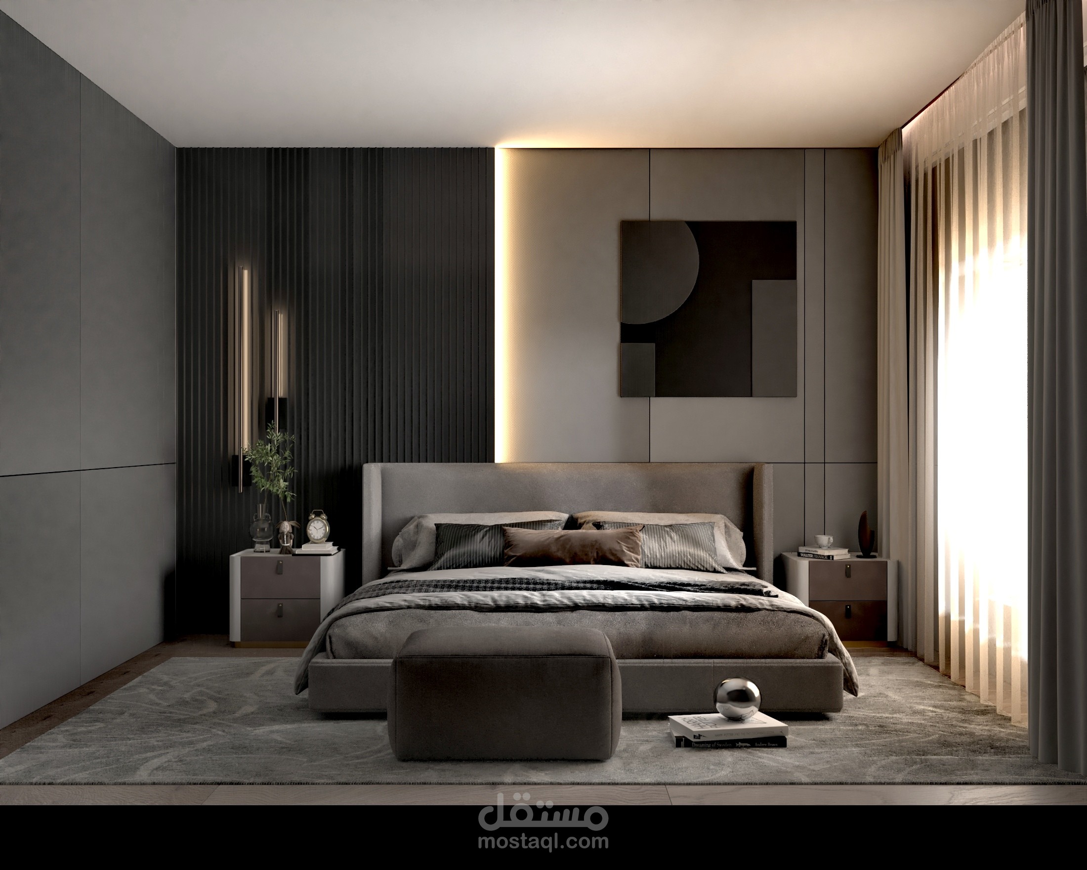 غرفة نوم مودرن