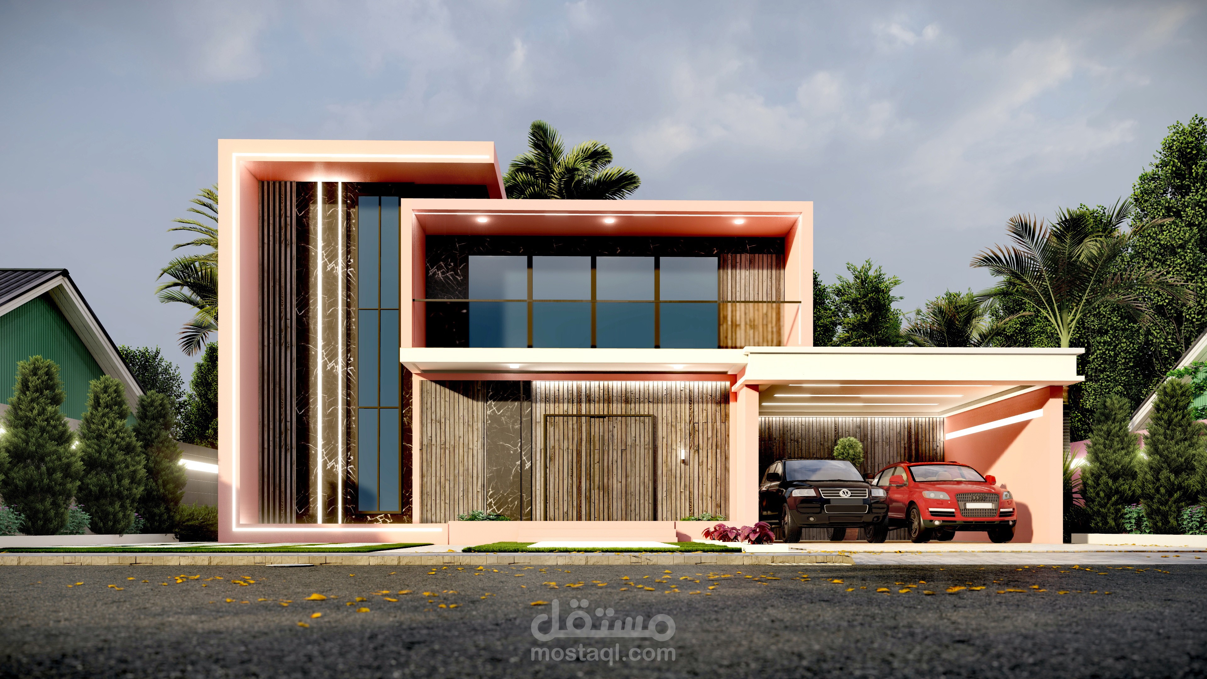 واجهة فيلا مودرن