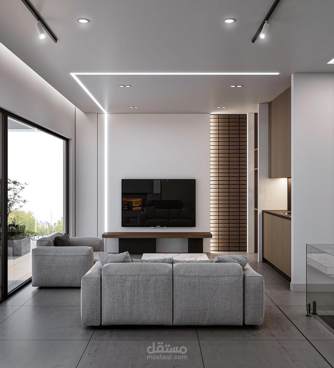 غرفة جلوس مودرن