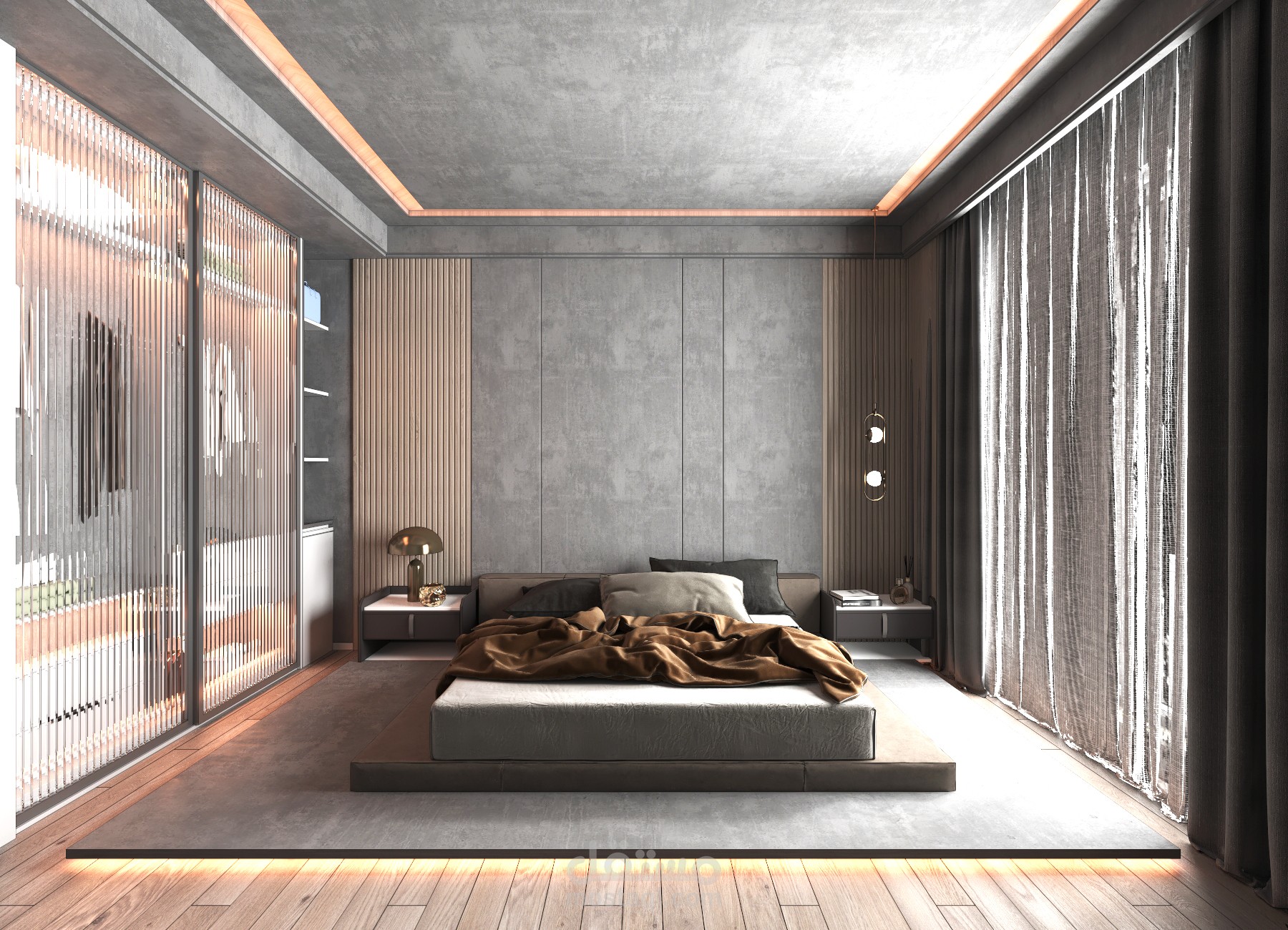 غرفة نوم مودرن