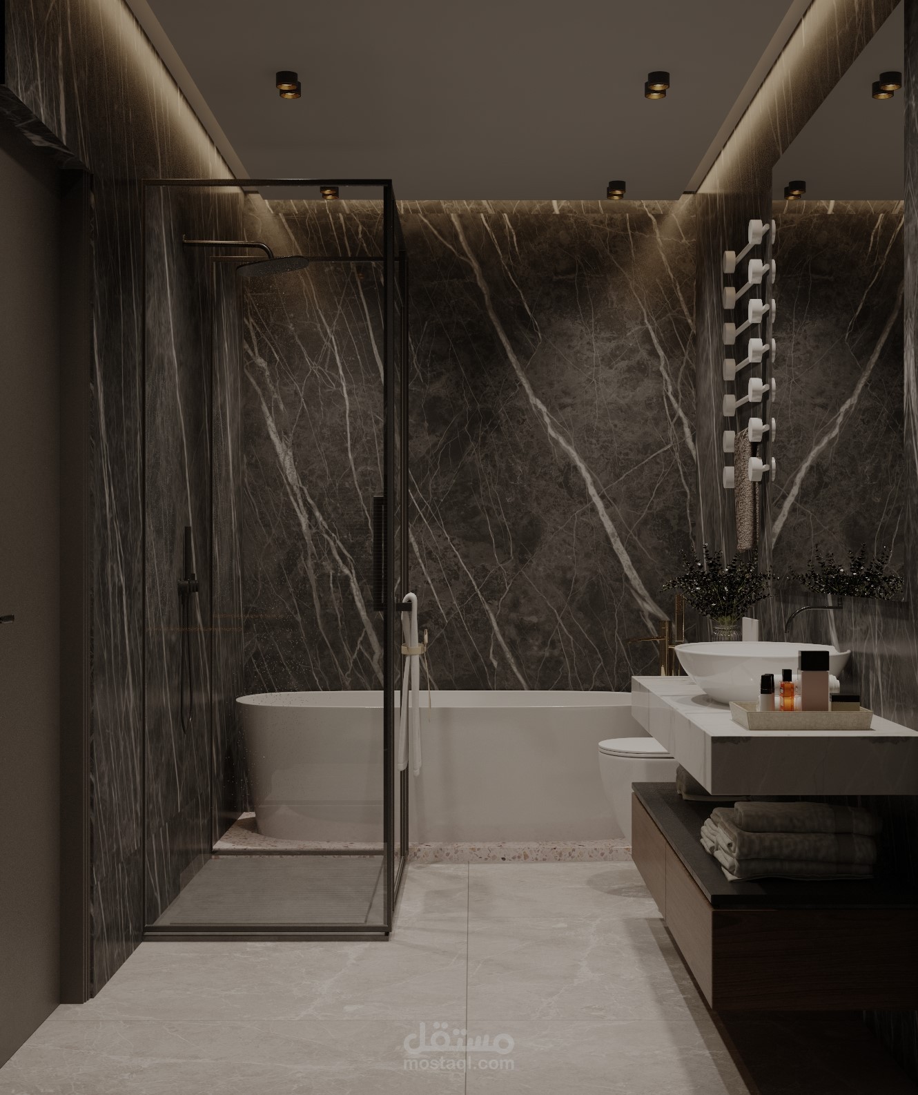 تصميم حمام في المملكة العربية السعودية