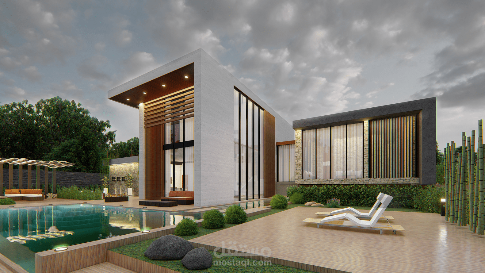 modern villa