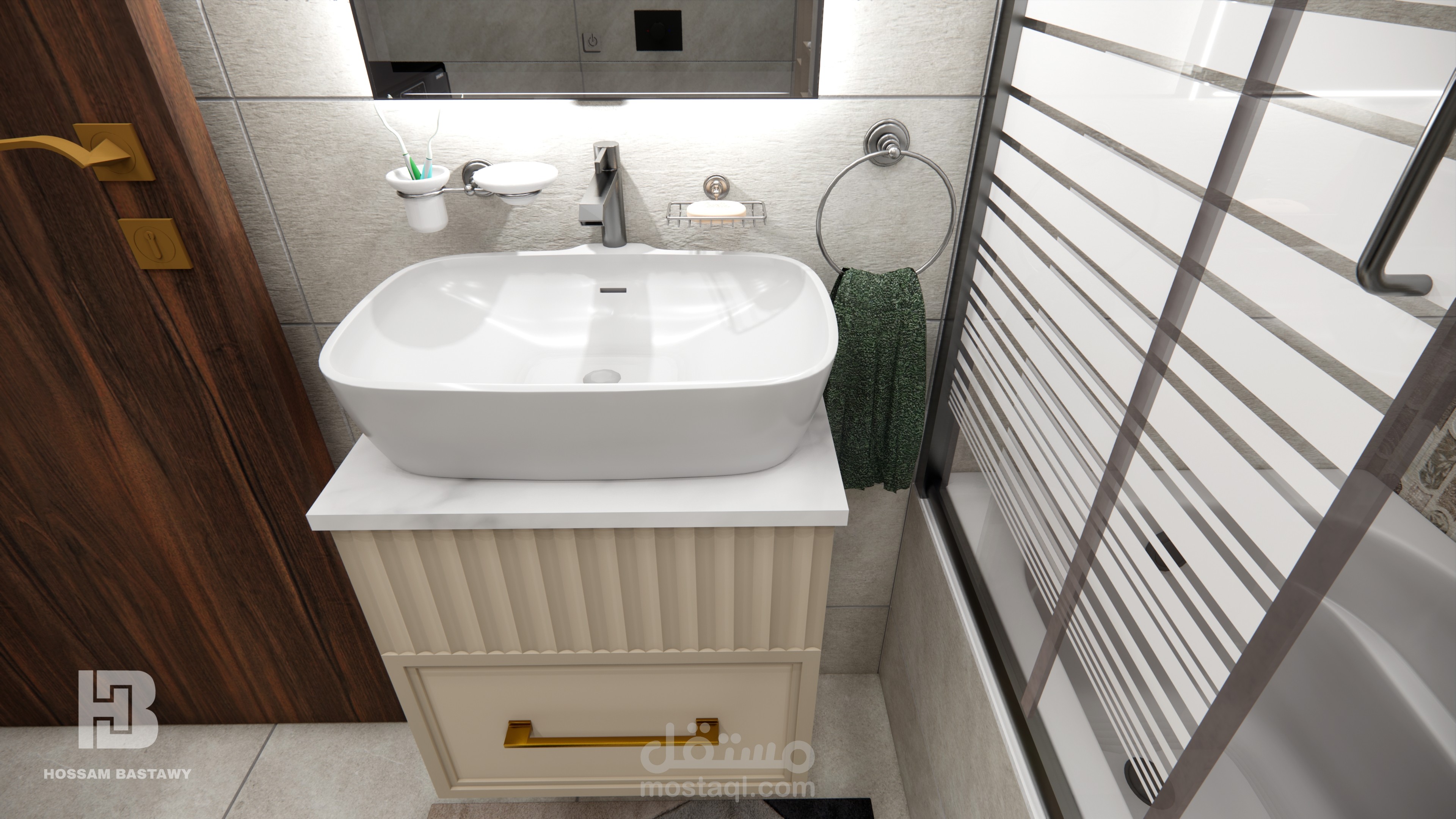 تصميم حمام - بمصر