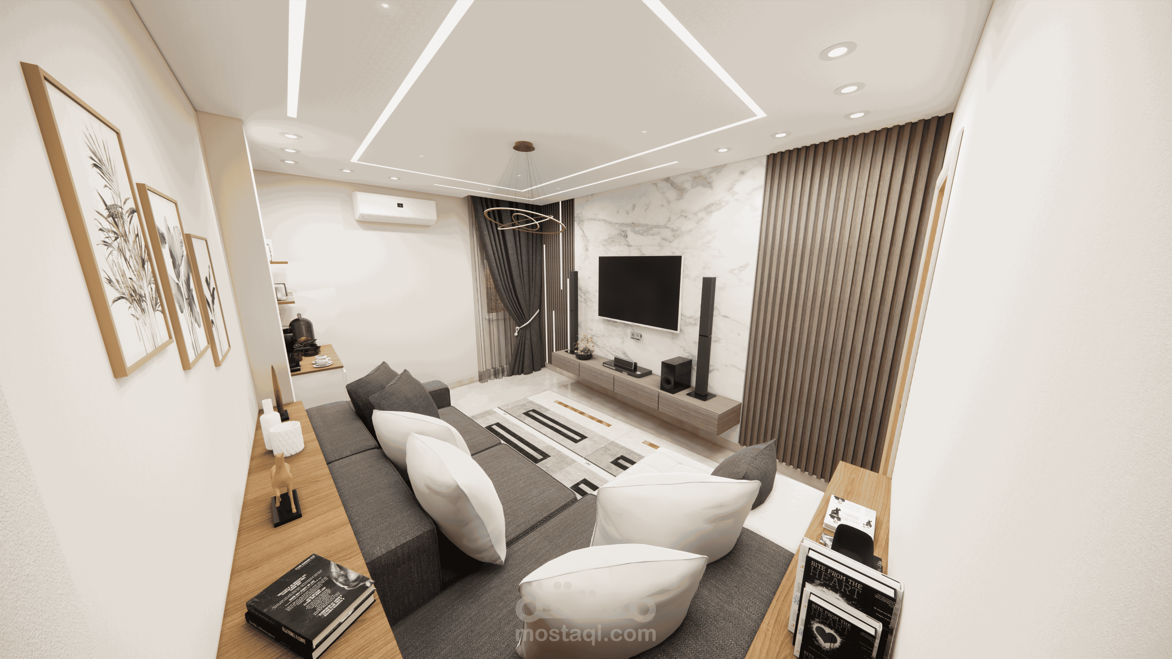 تصميم غرفة معيشة - بمصر