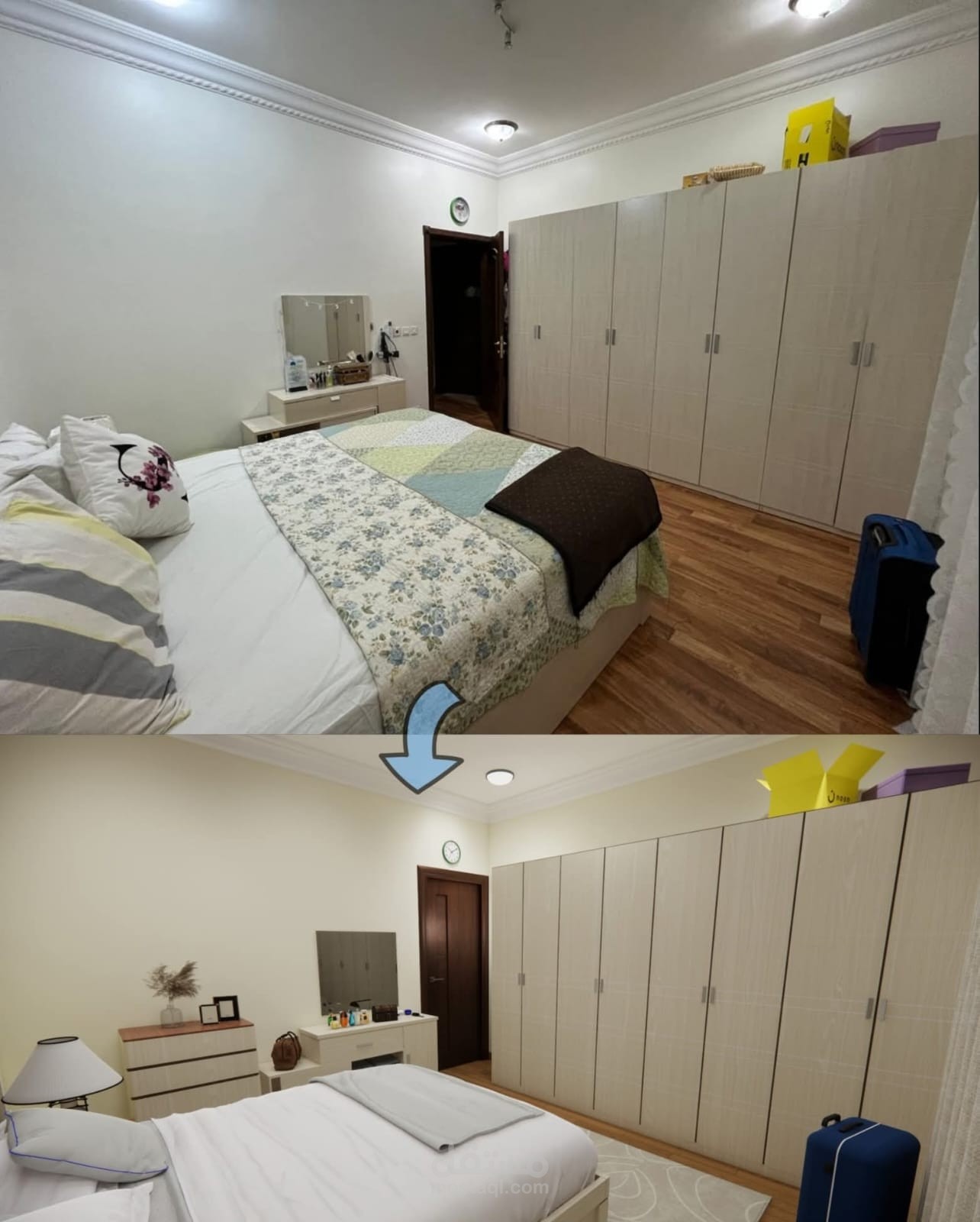 اضافة اثاث لغرفة نوم مع رسم الاثاث الموجود بالواقع - بالسعودية