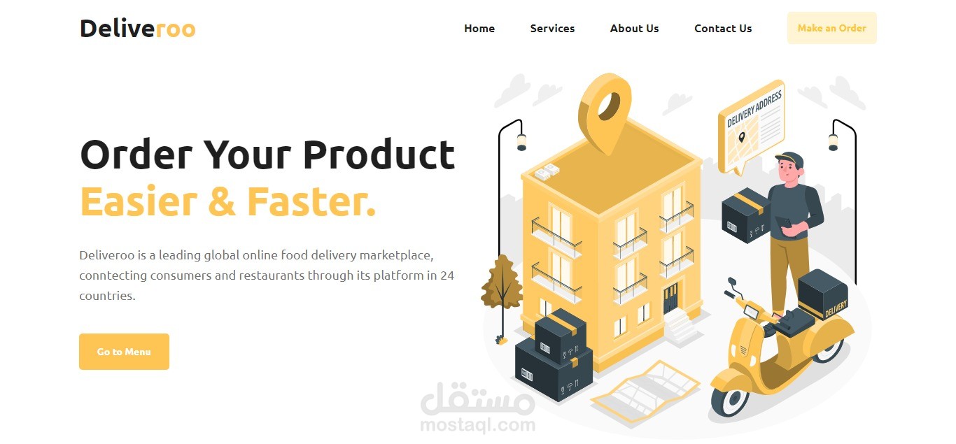 Deliveroo Website