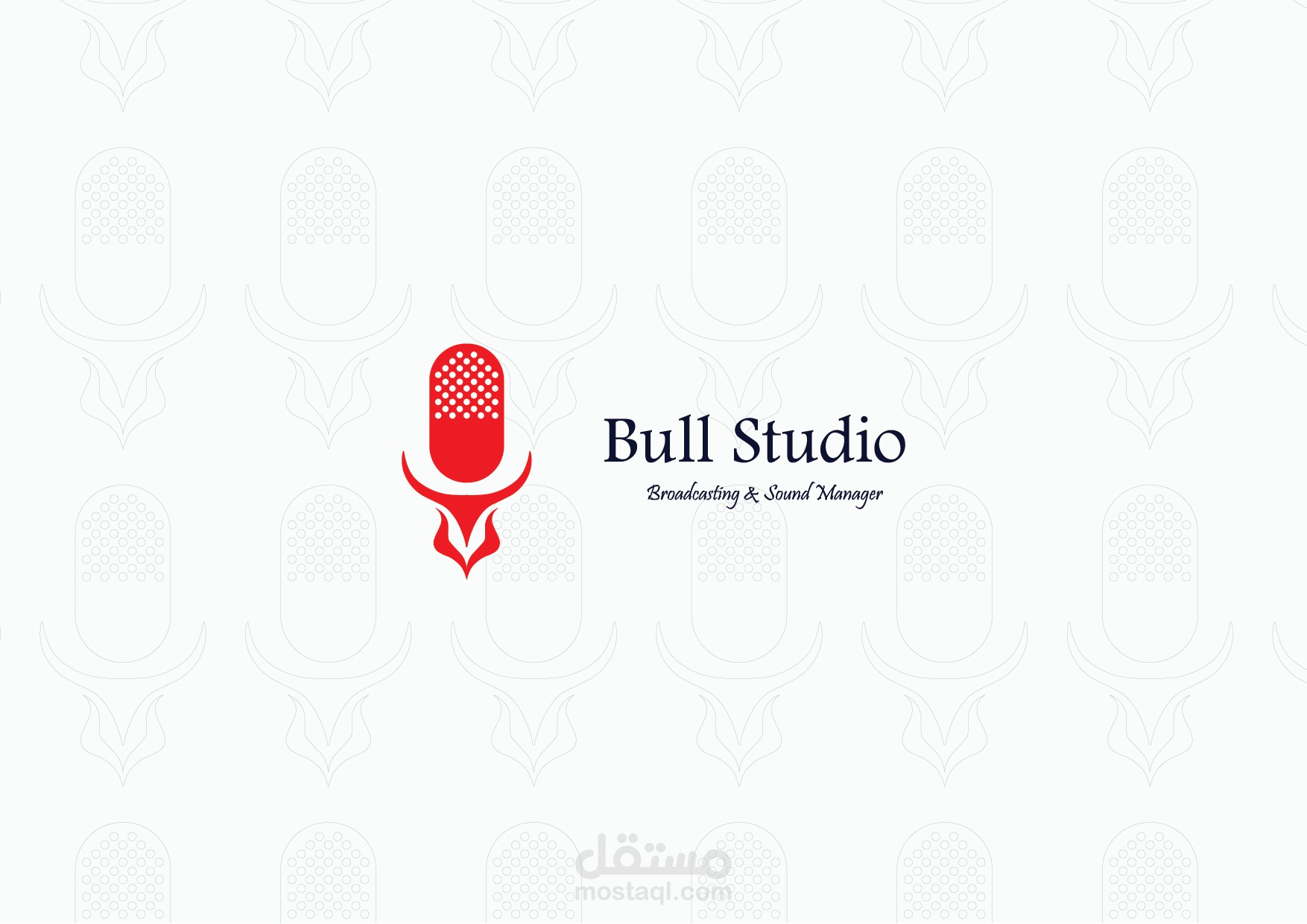 تصميم شعار لاستوديو تسجيل الصوت