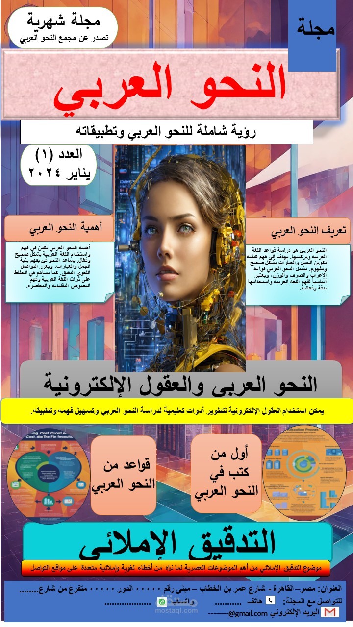 مجلة النحو العربي: مجلة إلكترونية مصورة.