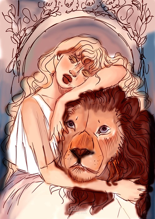 اسكتش سريع علي الفوتوشوب