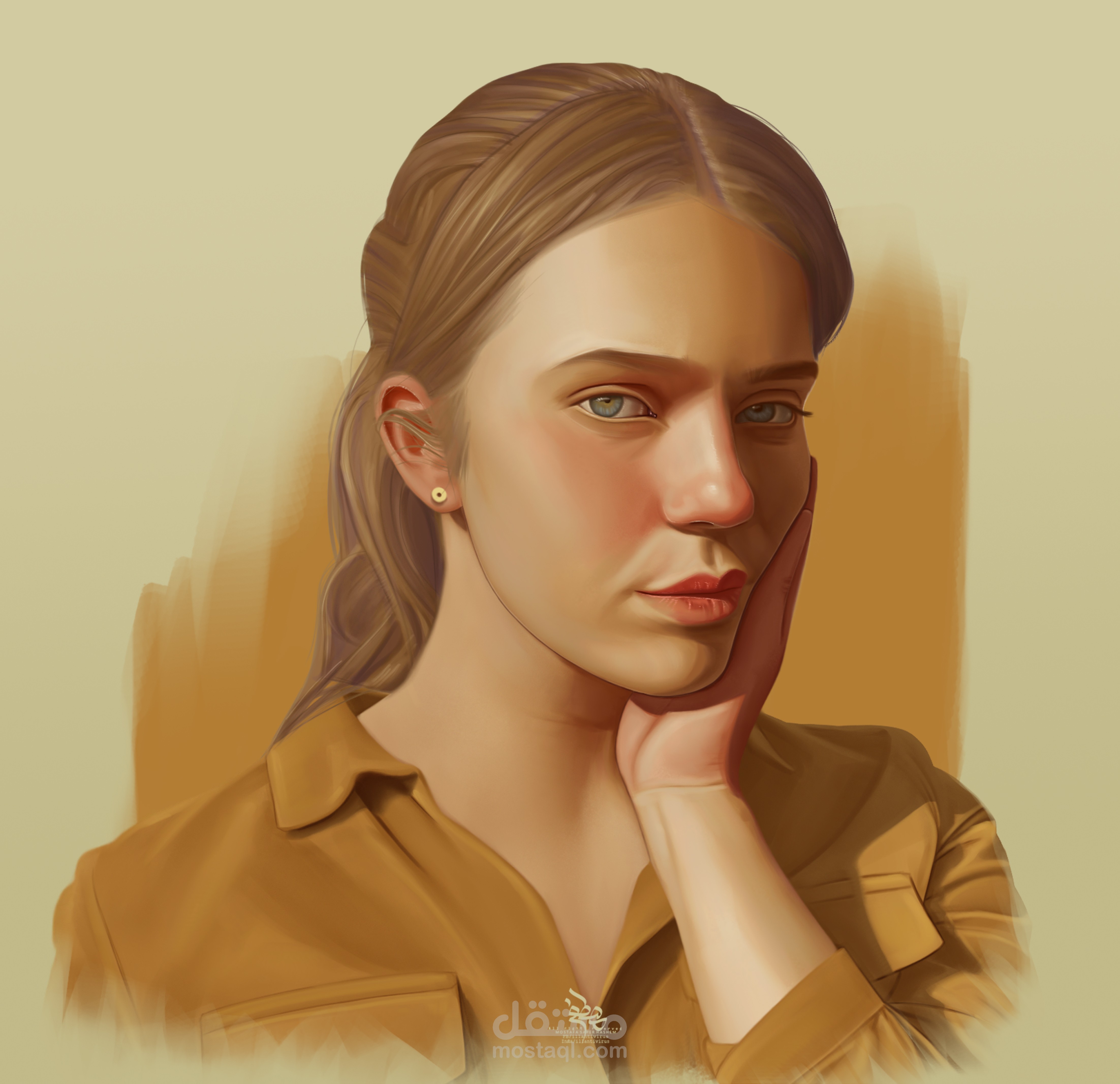 بورتريه جديد من رسمي Digital art