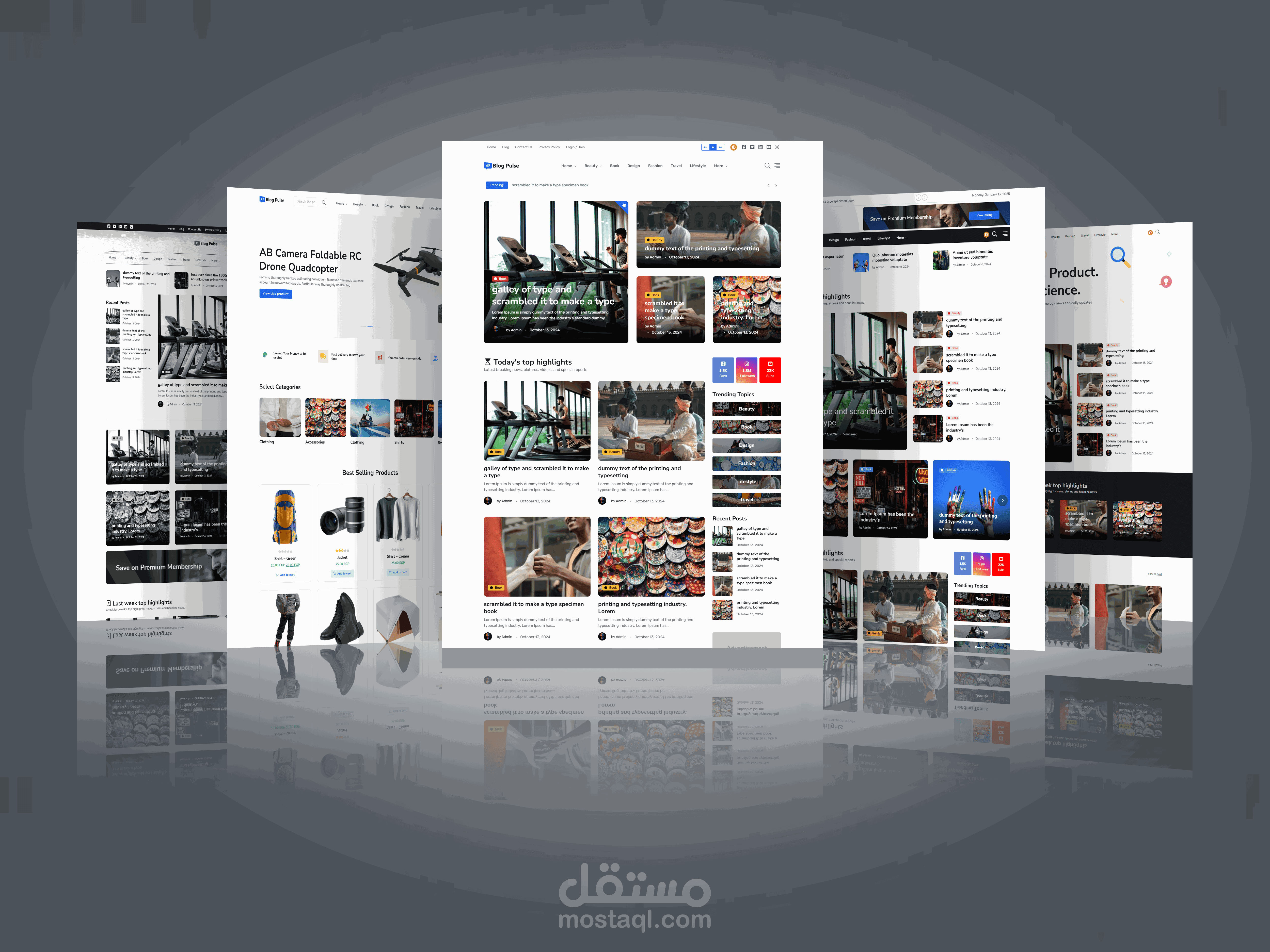 Blog Pulse – قالب WordPress مميز للمدونين ومنشئي المحتوى