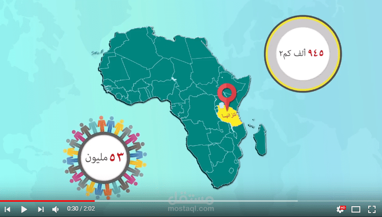 موشن جرافيك _ عن دولة تنزانيا