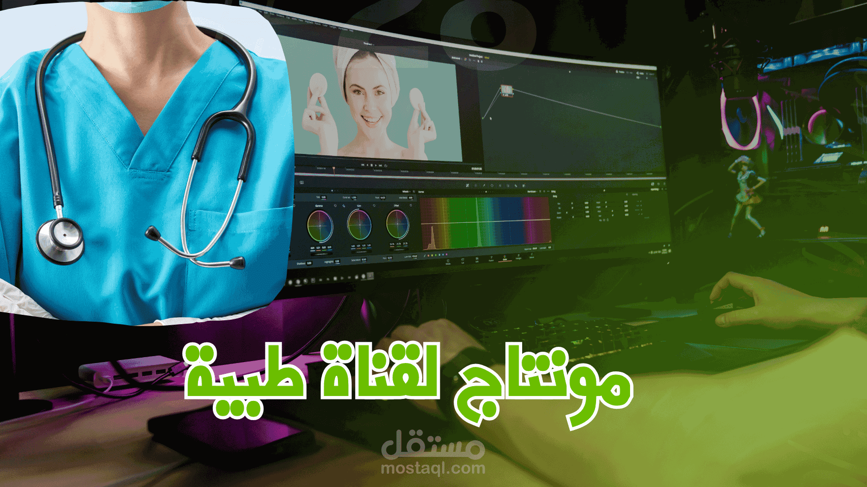 مونتاج لقناة طبية