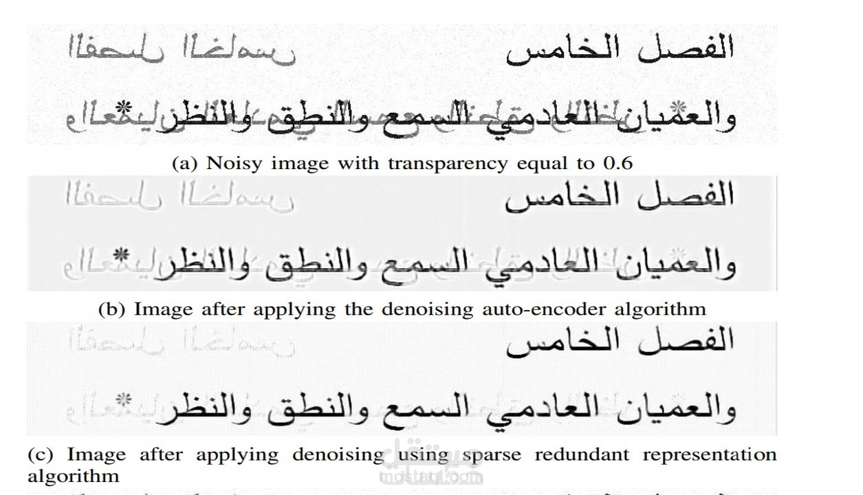 تنظيف الوثائق من اجل التعرف عليها اوتوماتيكيا