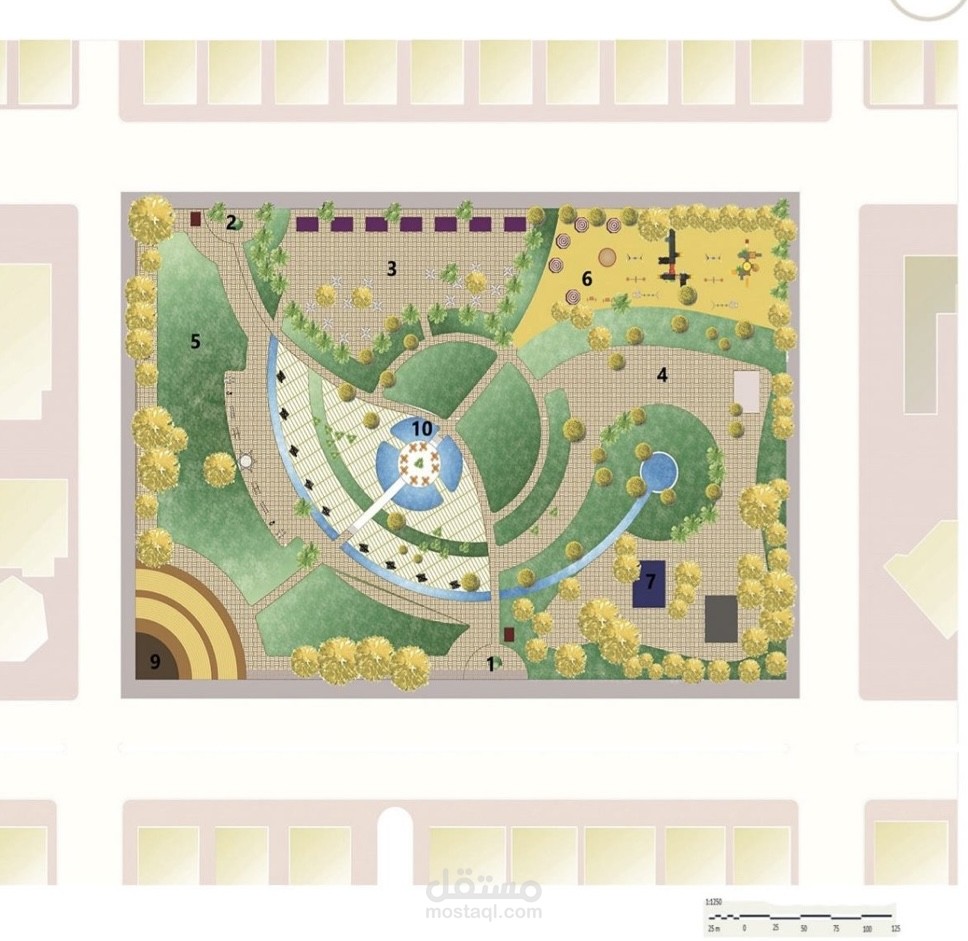 تصميم حديقة