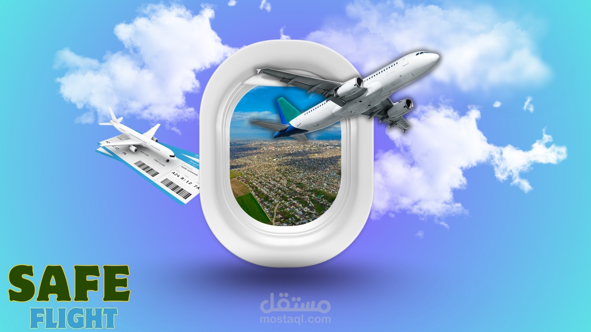 تصميم لشركه طيران