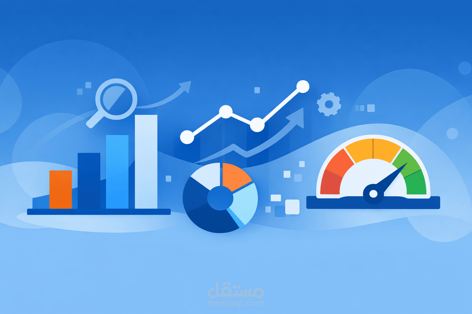 دعم الأعمال وإنشاء تقارير ولوحات معلومات