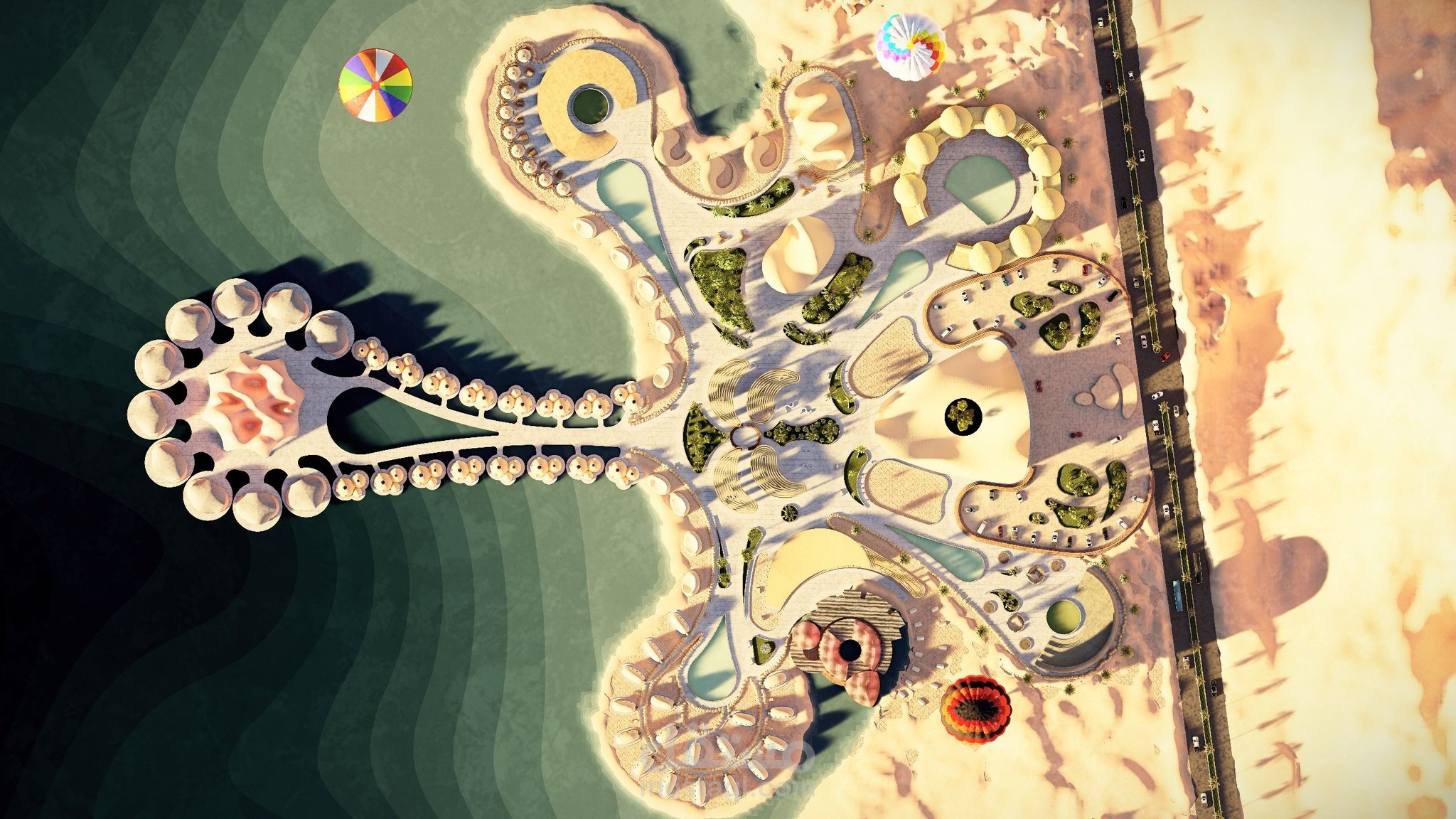 مشروع منتجع استشفائي في سيوه مصر