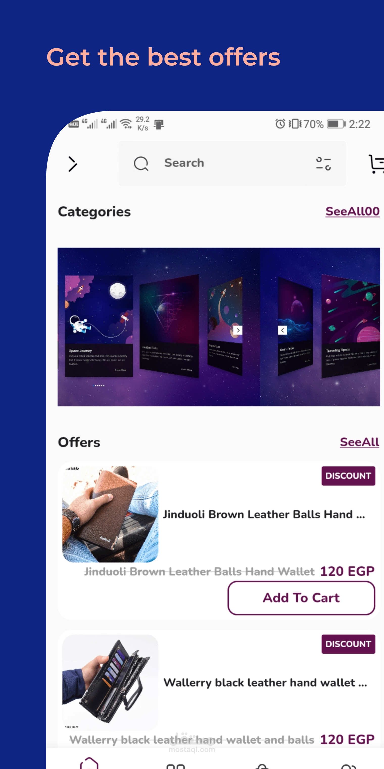 Shop App with woocommerce API