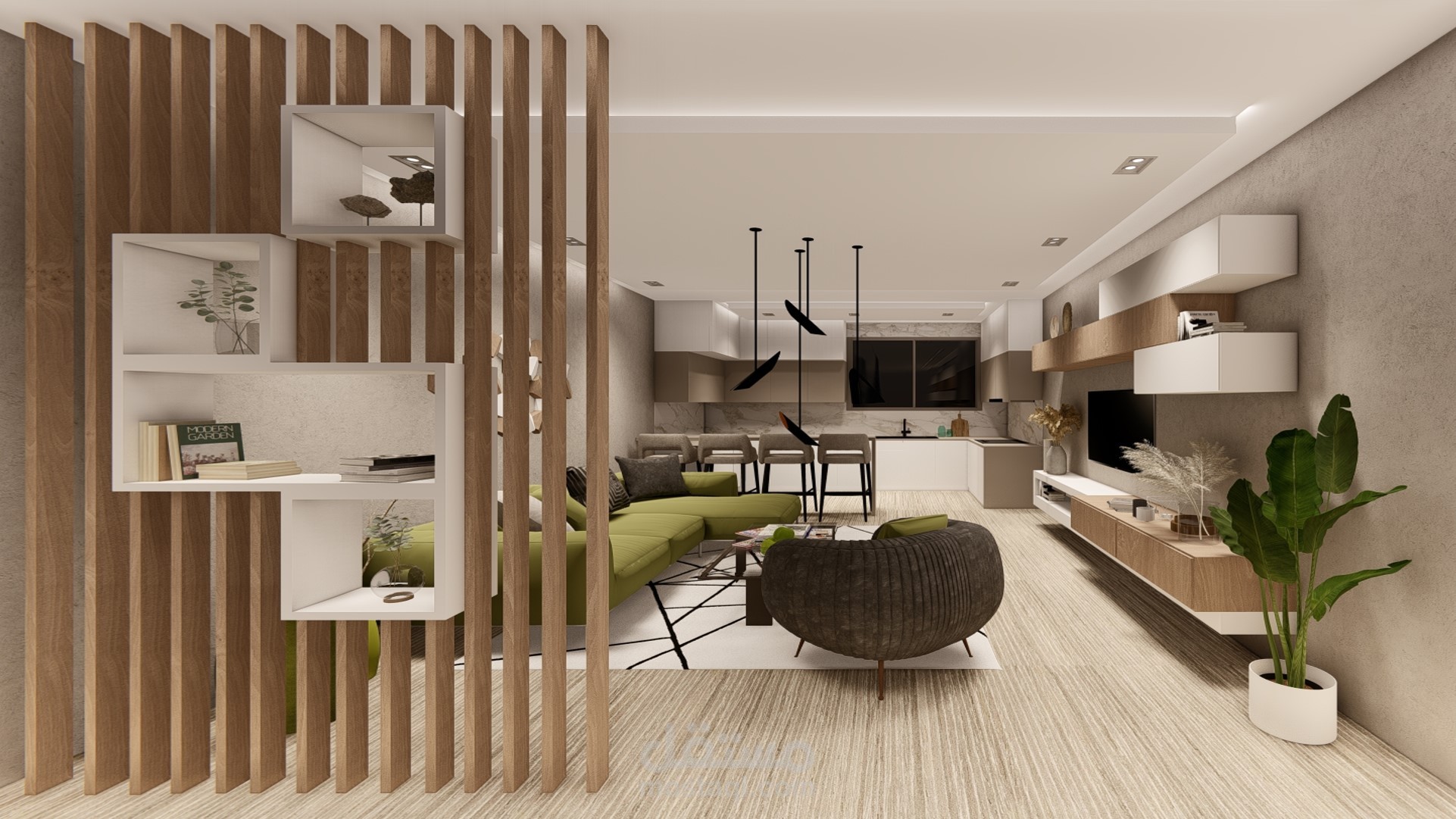 تصميم داخلي لشقة