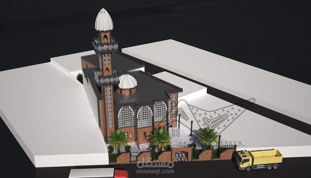 تصميم مسجد