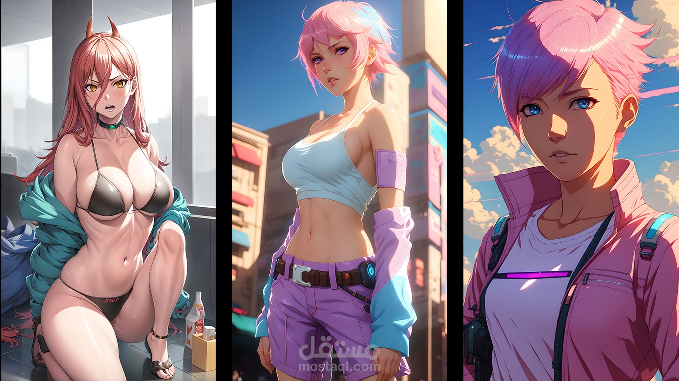 بعض من الاعمال الفنية لفريقنا من اخر سنة