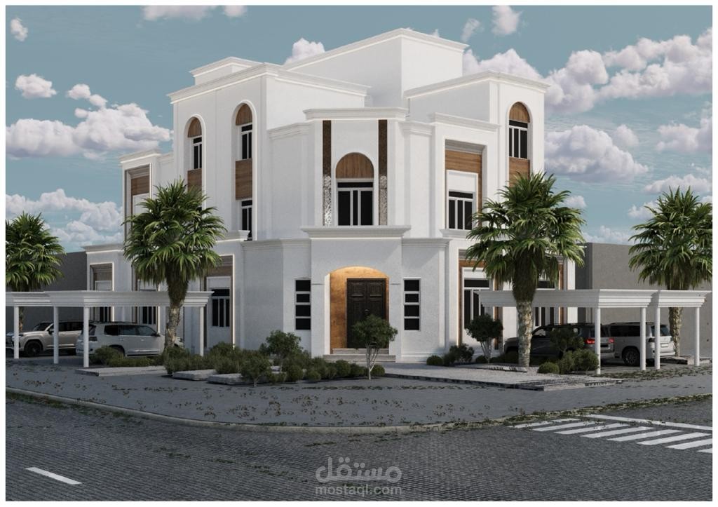 عمل مخططات معمارية لفلل سكنية