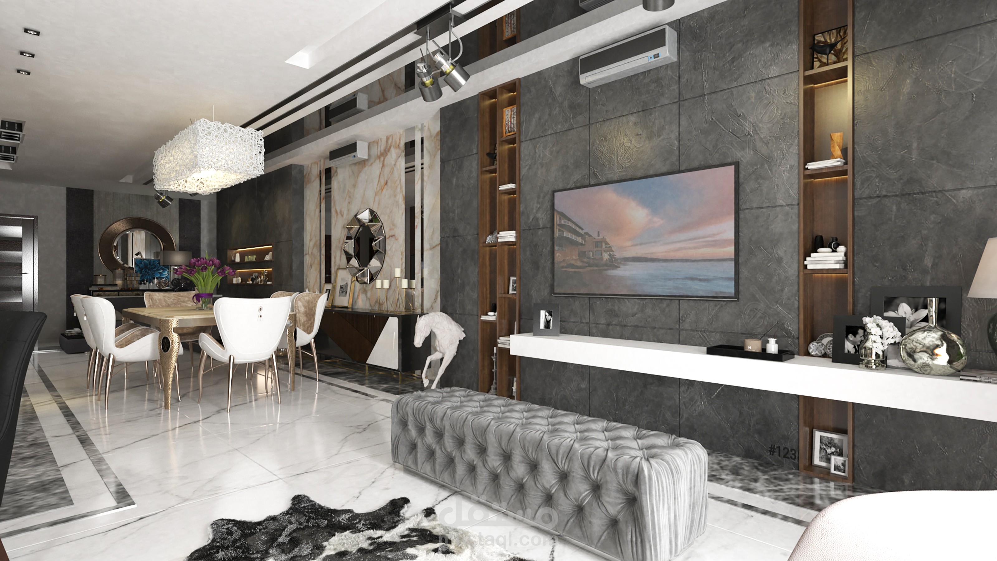 تصميم شقة سكنية