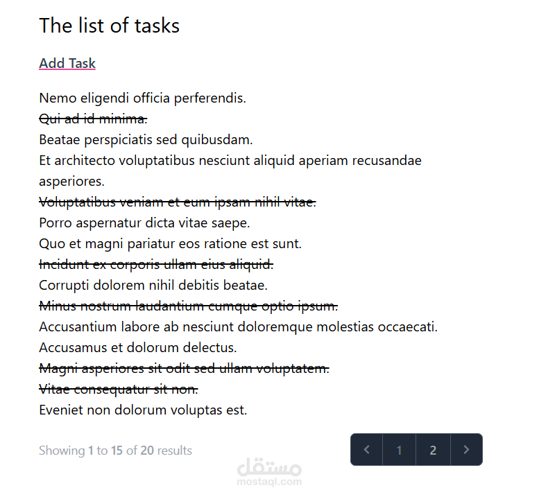 Task List