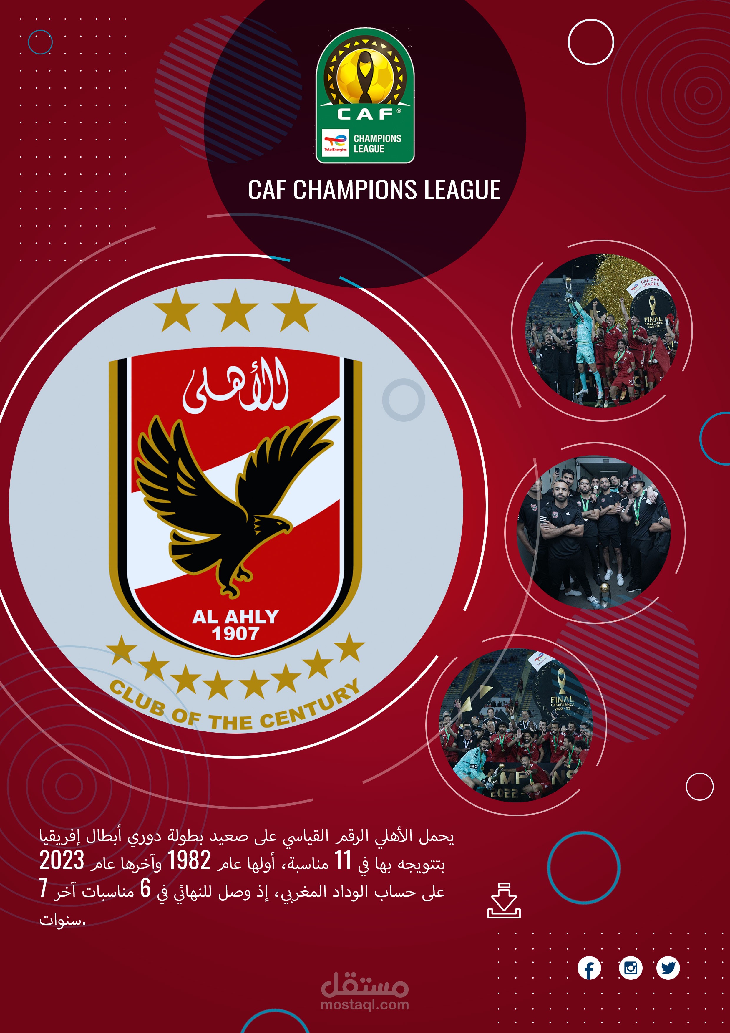 الاهلي بطل دوري ابطال افريقيا