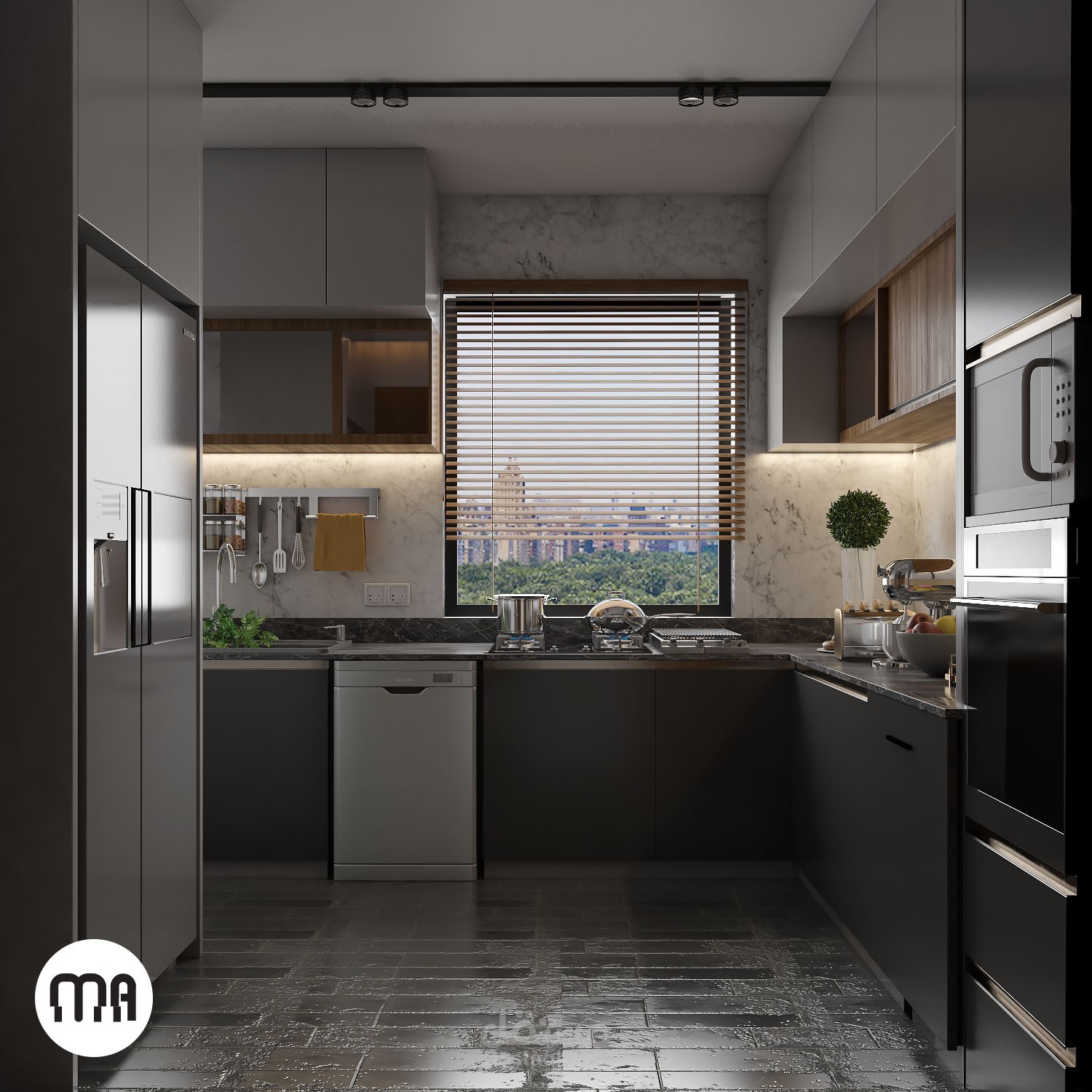تصميم مطبخ مودرن