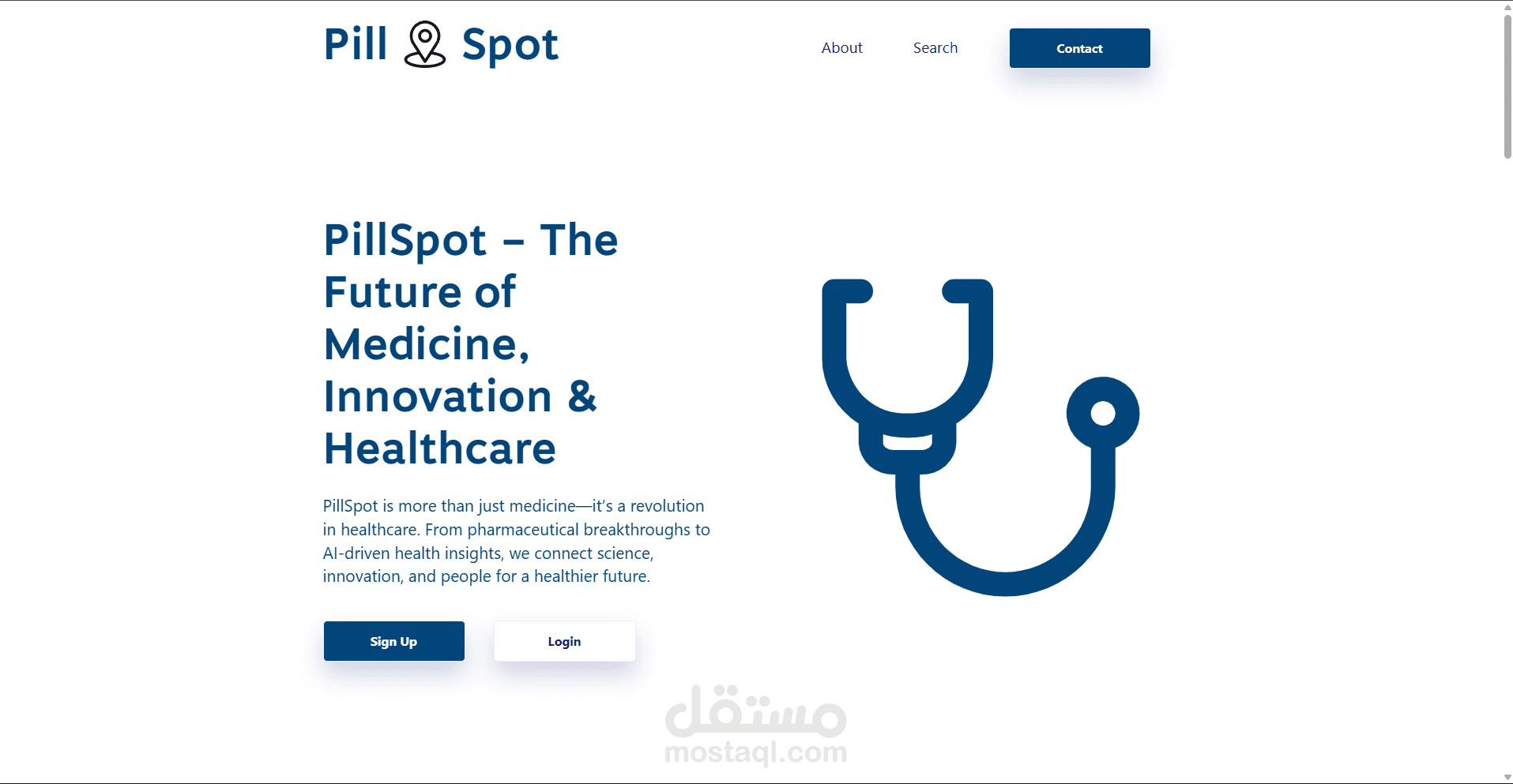 PillSpot - User  Side