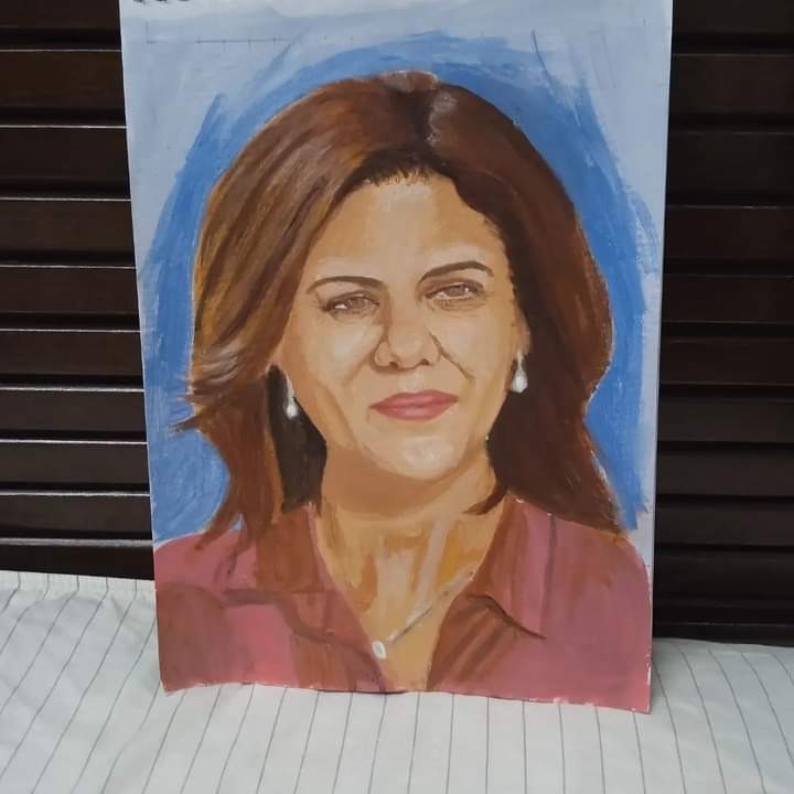 رسم بالوان الاكريليك