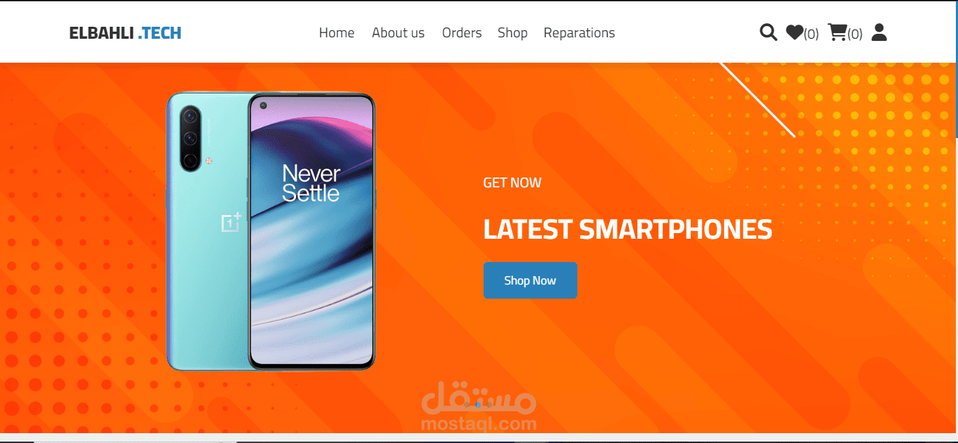 e commerce website