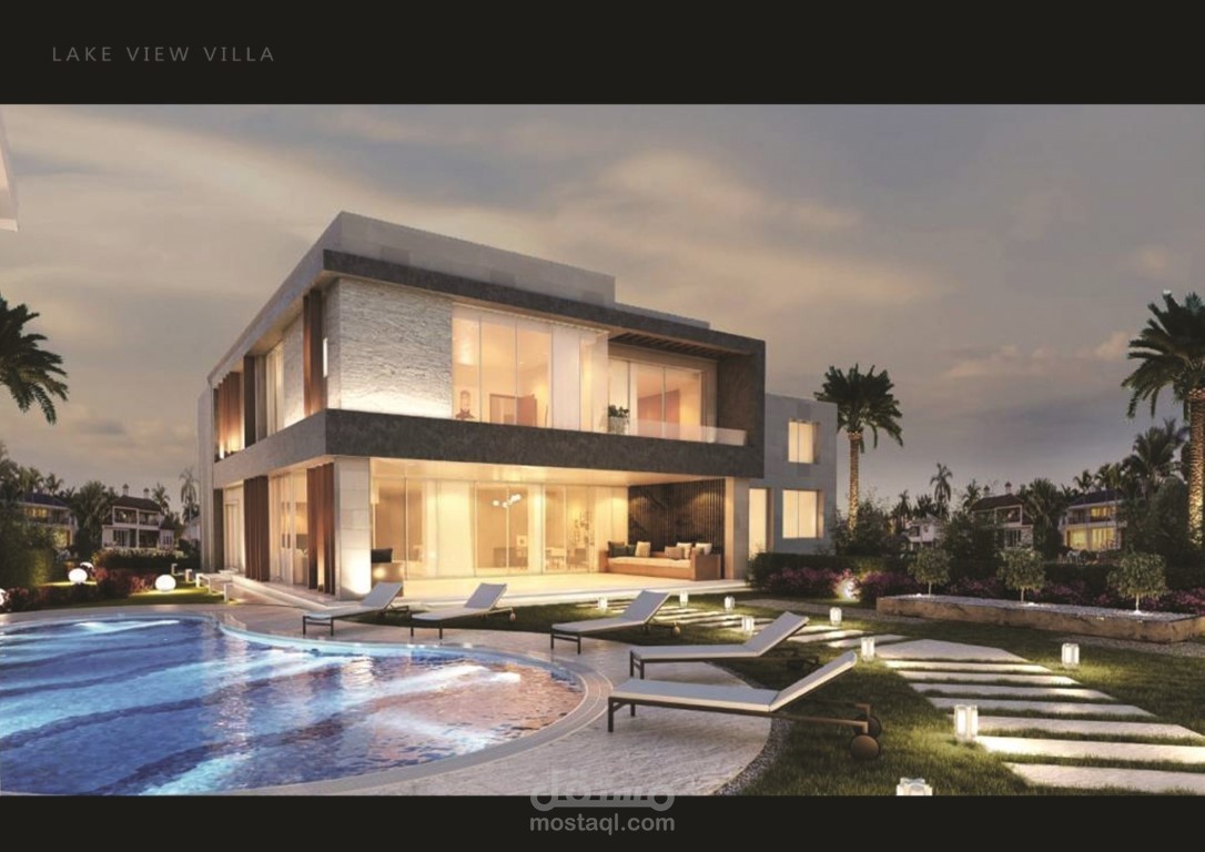 Lake-view villa -Egypt